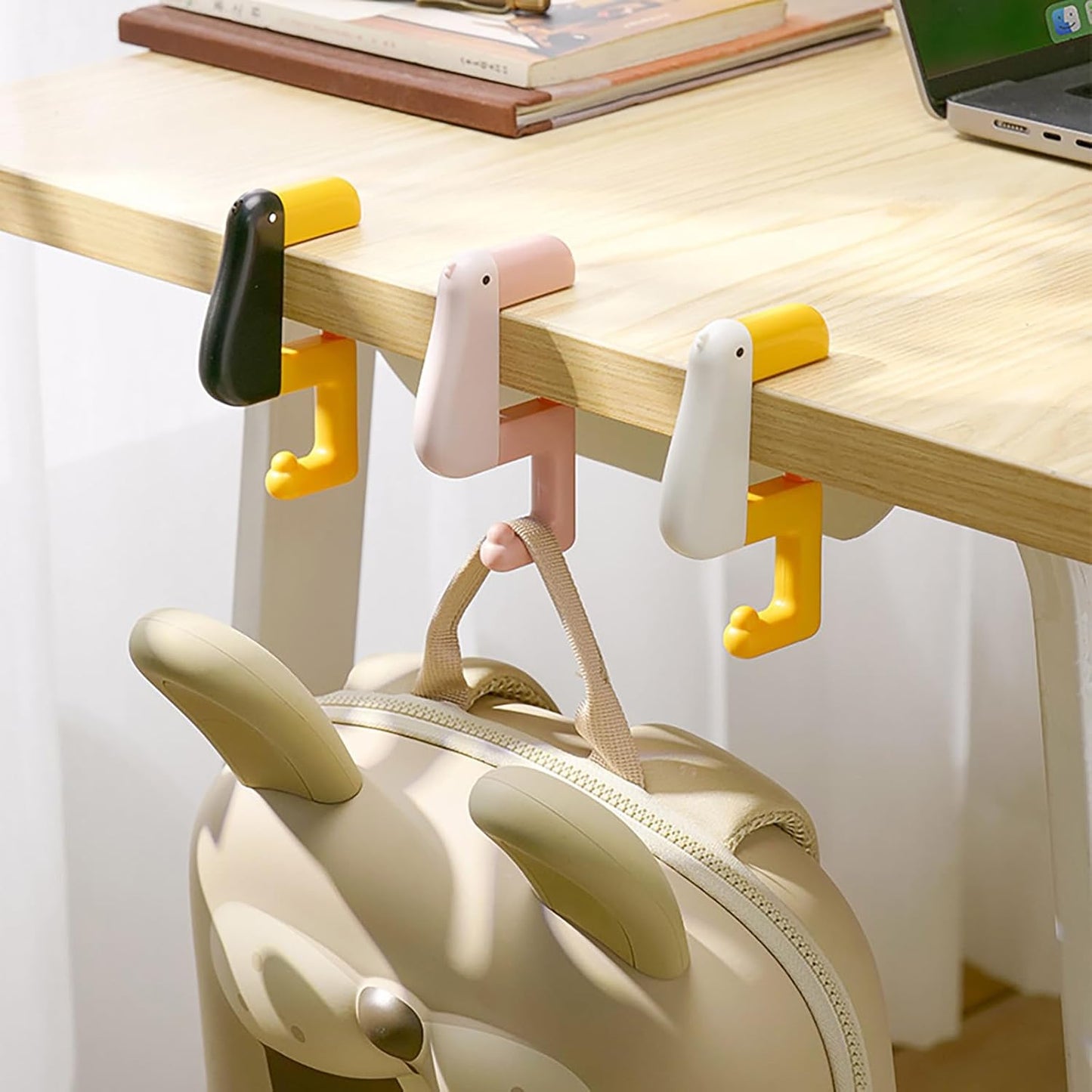 Duck Shape Detachable Desk Side Hook