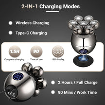 Advanced 7-Head Wireless Electric Precision Grooming Shaver