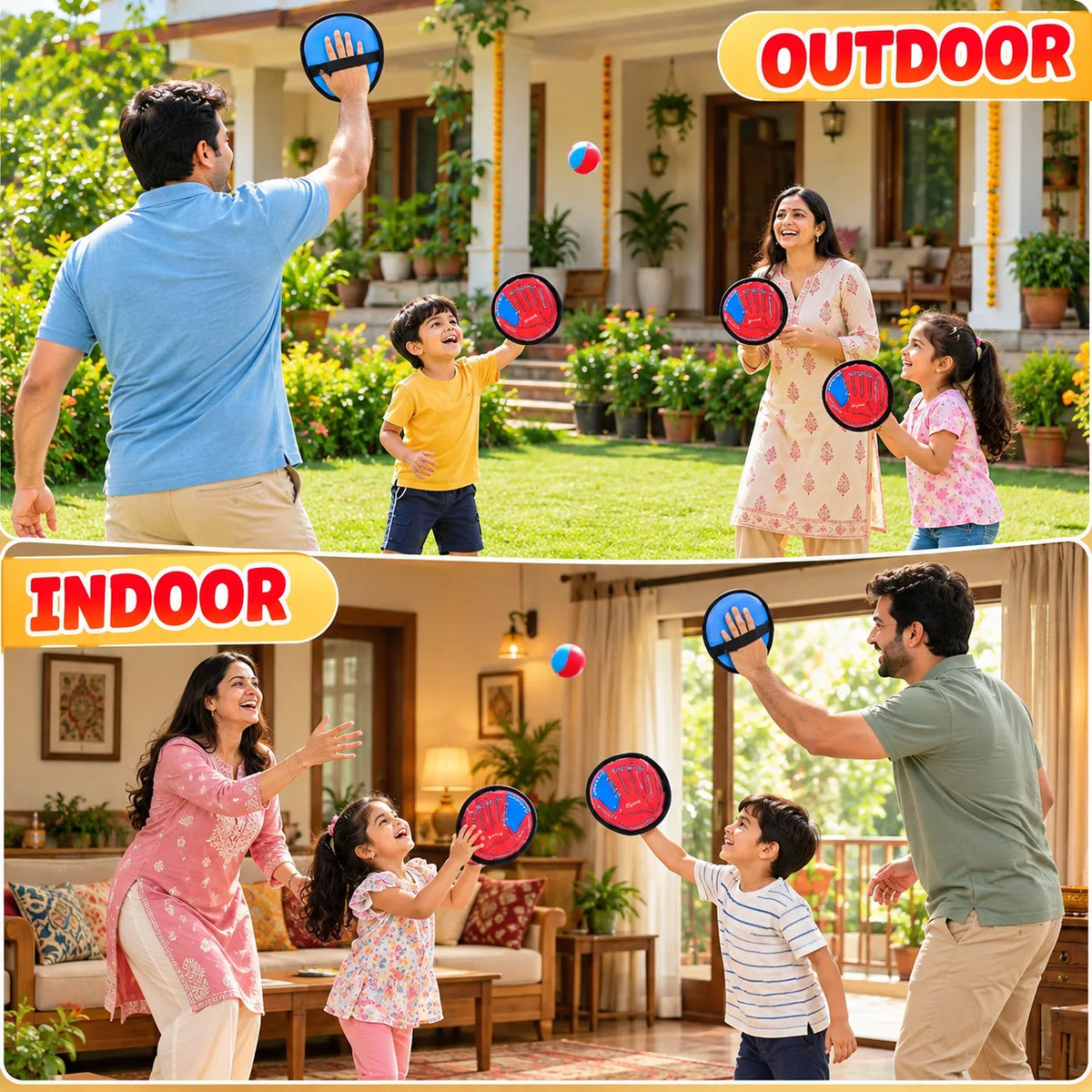 Toss and Catch Ball Game for Adults and Family I Indoor & Outdoor