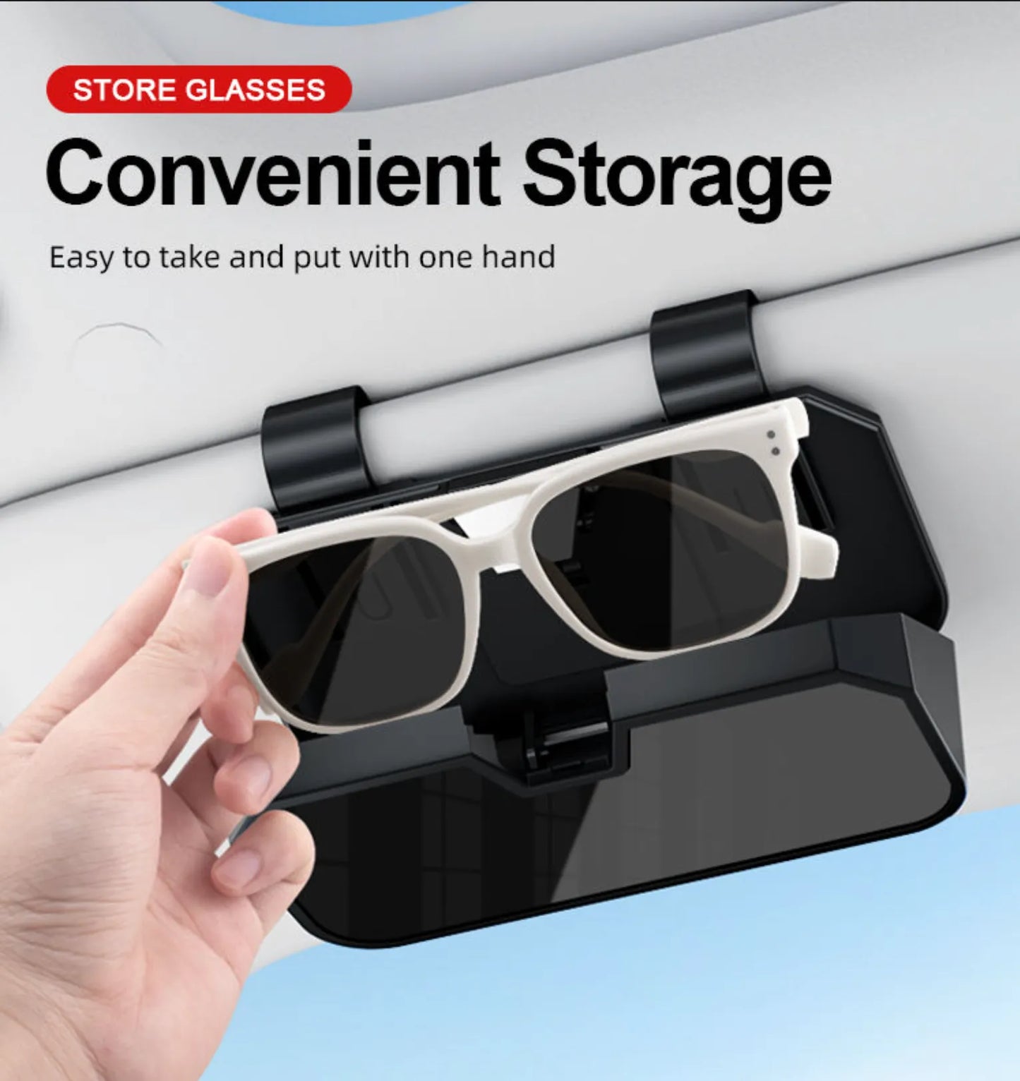No More Scratched or Lost Sunglasses While Driving