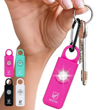 Emergency Self-Defense Safety Alarm Keychain with LED Strobe Light for Women, Children, and Elderly