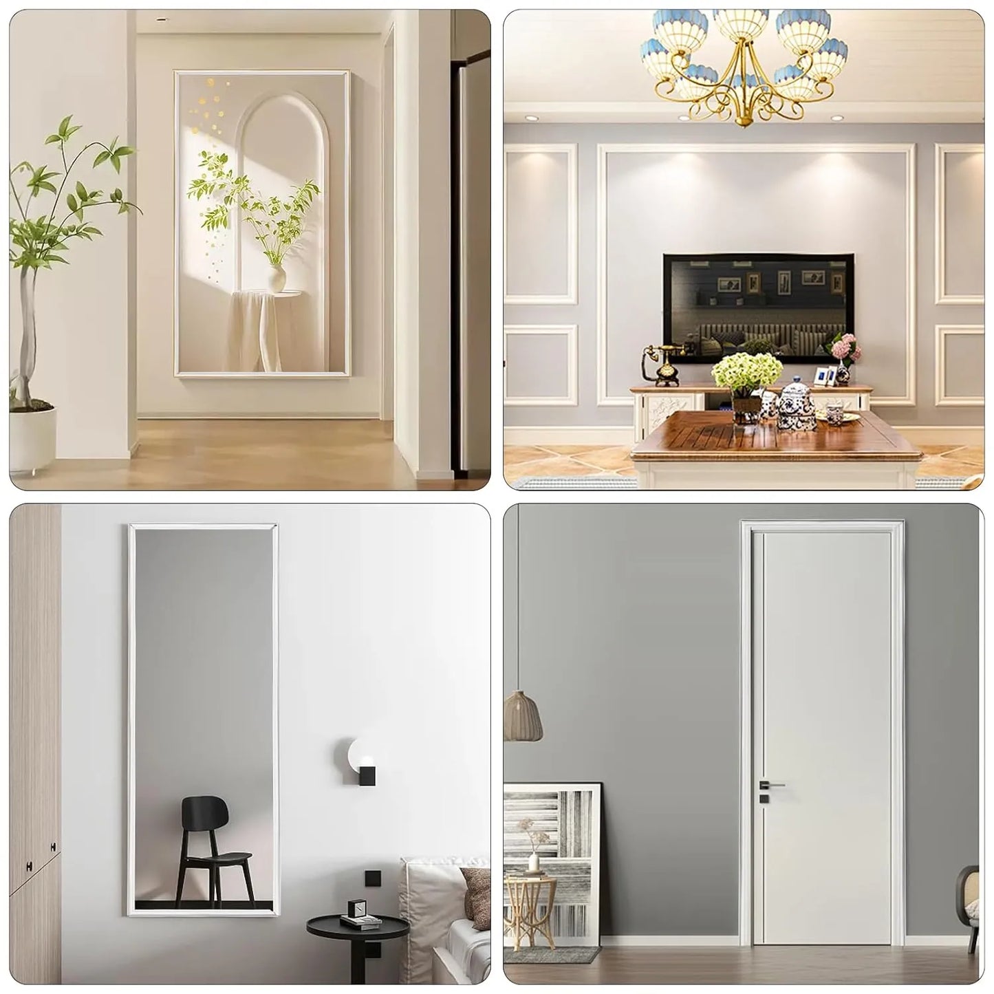 Self-Adhesive Flexible Wall Border Decorative Panel Moulding Strip