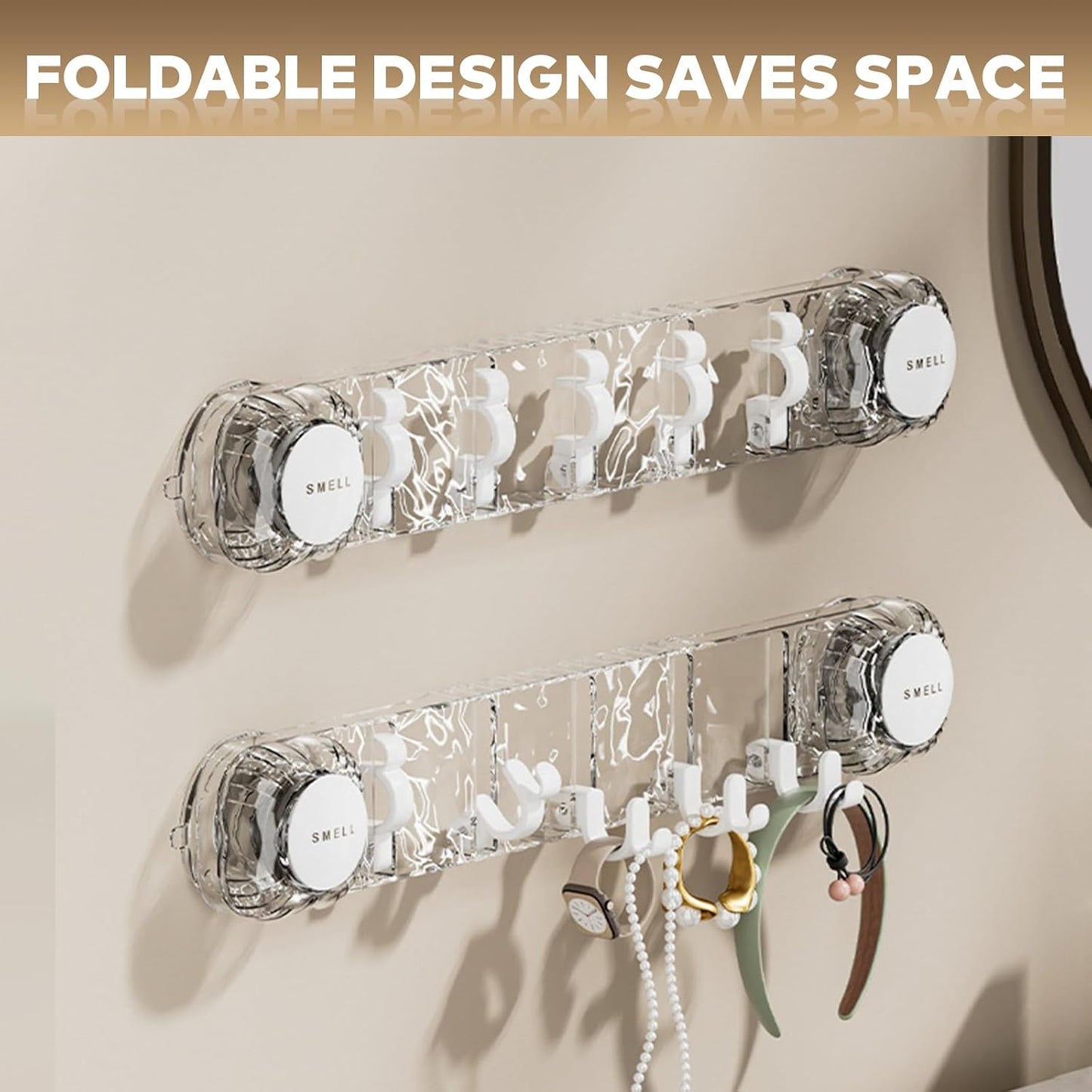 Heavy-Duty Wall-Mounted Suction Hooks