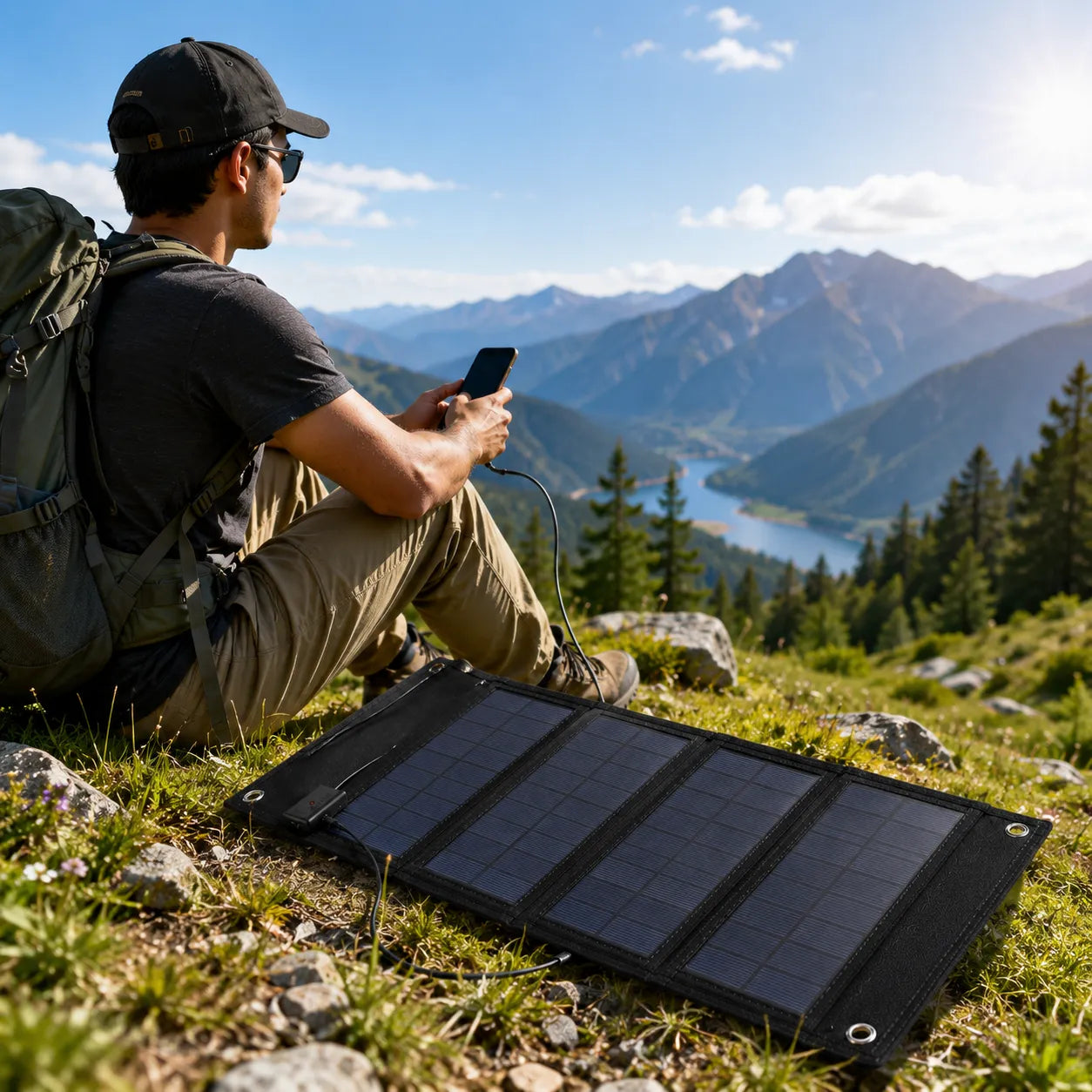 Foldable Mini Portable Solar Charger