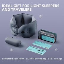 Inflatable U Shape Travel Neck Pillow
