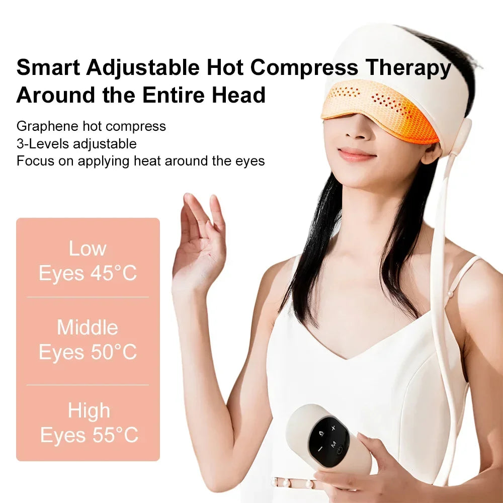 Migraine Head & Scalp Massager with Heat Therapy