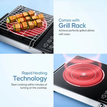 High Power 2200W Infrared Electric Cooktop
