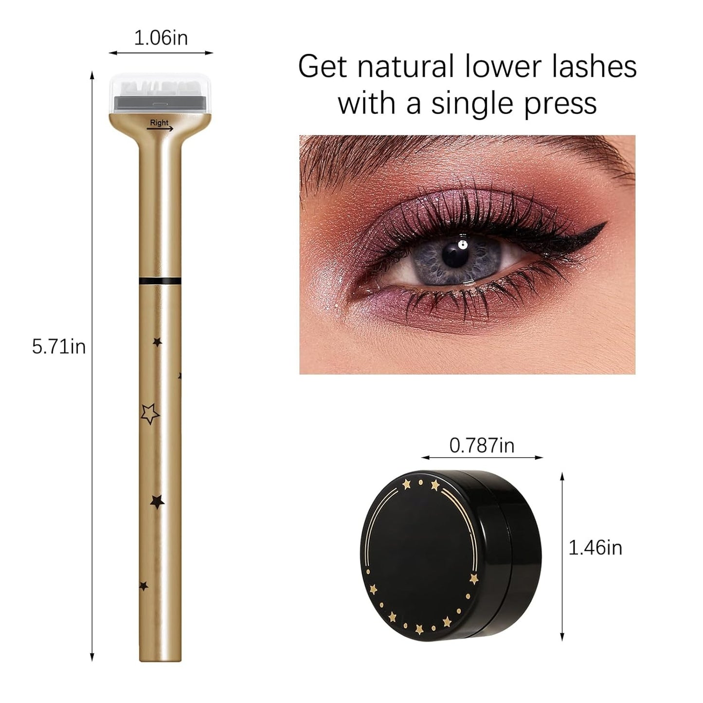 Double-Ended Wing Stamp Eyeliner — Perfect Wings in 1 Second