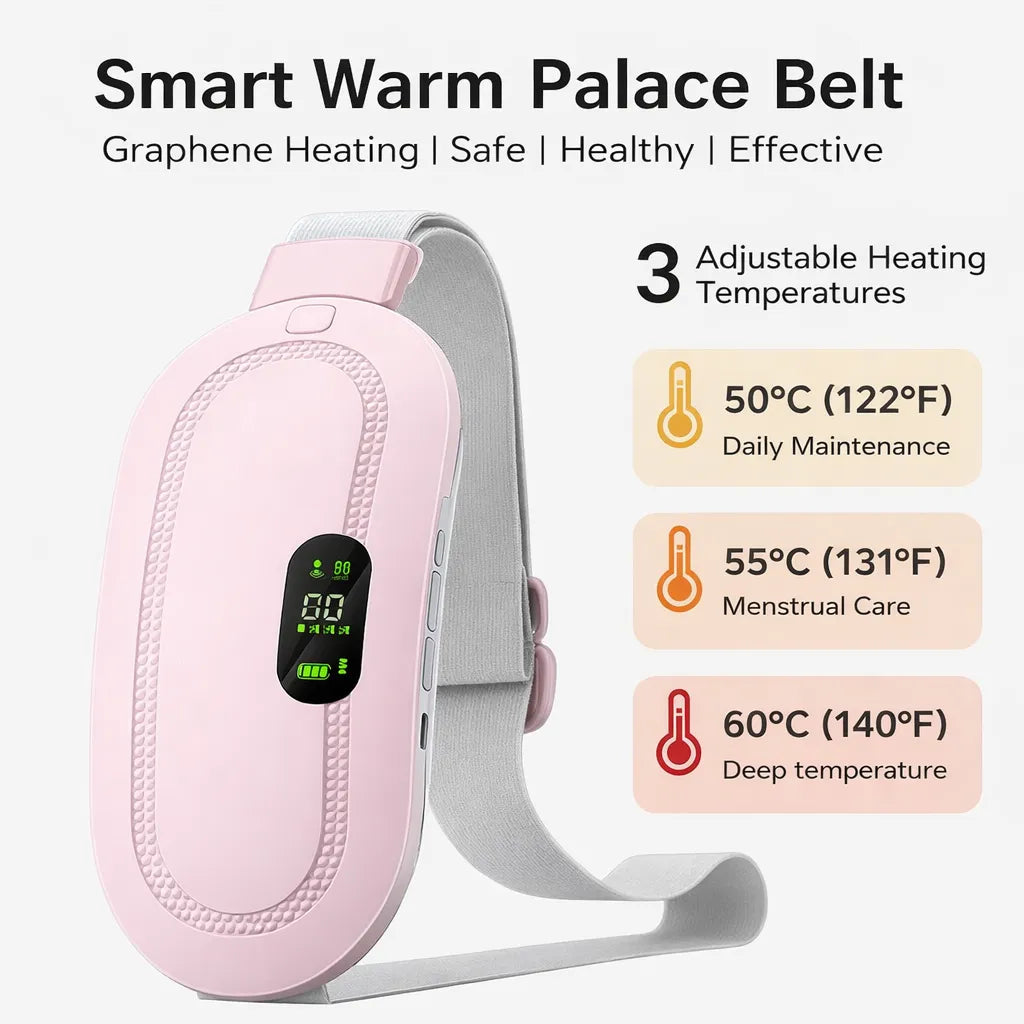 Periods Cramp Relief Heater & Vibration Massager