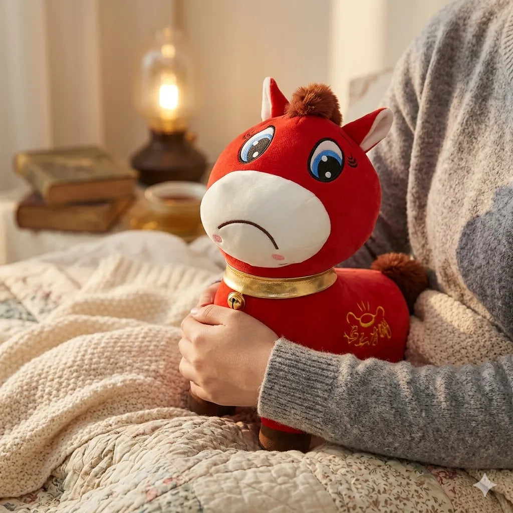 Viral Cute Sad Horse Toy for Cozy Hugs
