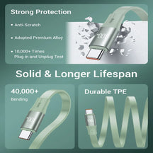3-in-1 100W Super Fast Charging Power Cable