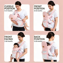 Multi-Position Baby Carrier with Hip Support