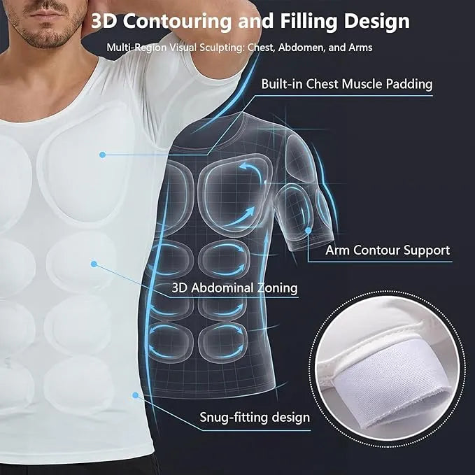 Men's Compression Belly Fat Reduction T-Shirts