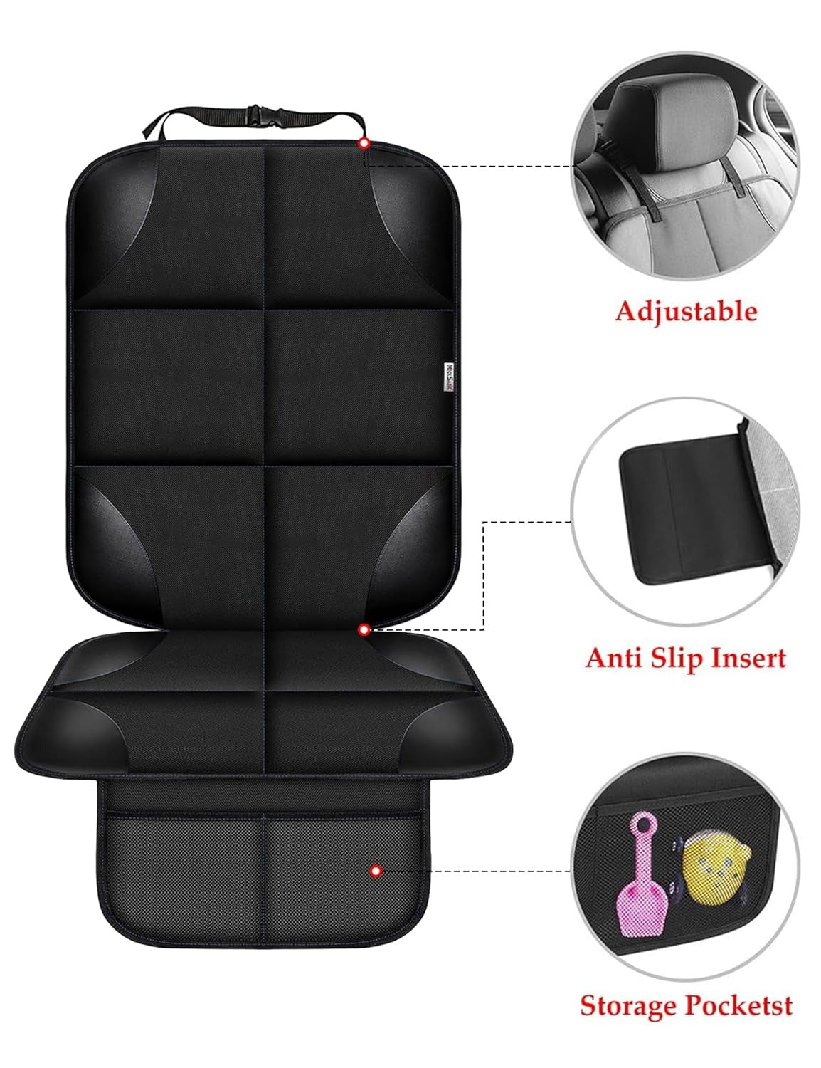 Premium Waterproof Car Seat Protector – Anti-Slip & No Imprints