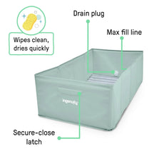 Foldable Baby Bathtub With Soft Padded Base