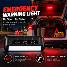 Solar Trunk Emergency Reading Light |  Rechargeable Multi-Color Automotive & Camping Light