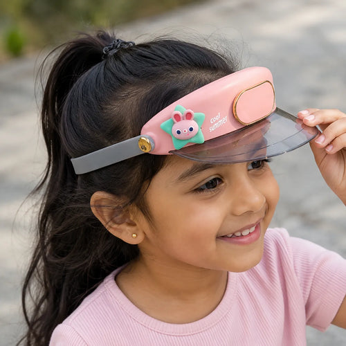 Cute Summer Cool Fan Cap for Kids