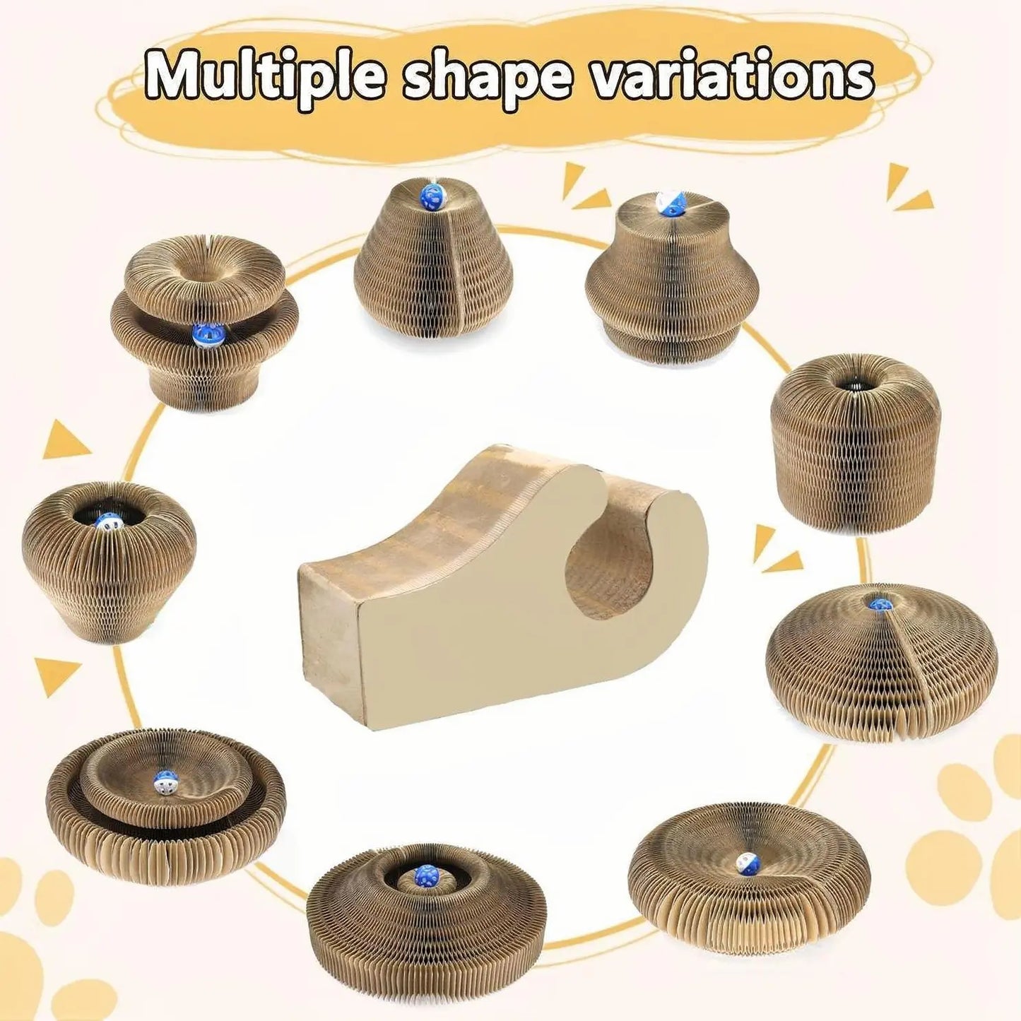 Magic Organ 3-in-1 Cat Scratcher Bed