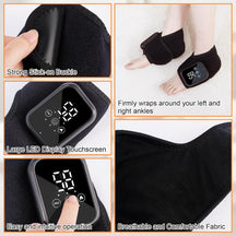 Heat-Massager Ankle Band for Instant Pain Relief