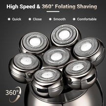 Advanced 7-Head Wireless Electric Precision Grooming Shaver