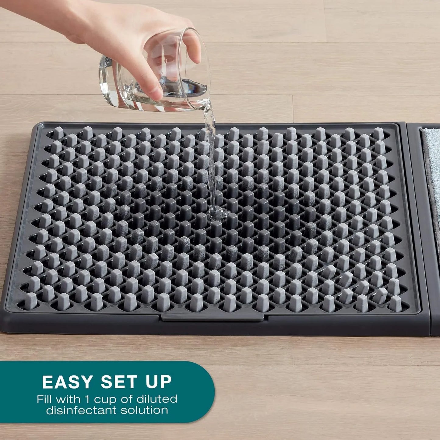 Smart Shoe Cleaning & Sanitizing Entry Door Mat