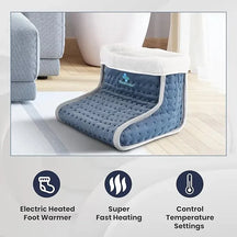 Electric Heating Soft Foot Warmer for Joint Pain & Winter Comfort