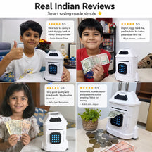 Early Development Electronic Piggy Bank With Simulated Face Recognition