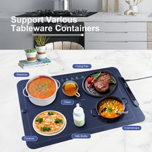 Electric Food Warming Mat – Never Eat Cold Food Again