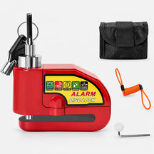 High-Decibel Anti-Theft Disc Brake Alarm Lock With 110dB Siren Alarm Sound, Protect Your Bike at Office, Market, Gym or Outside Your Home
