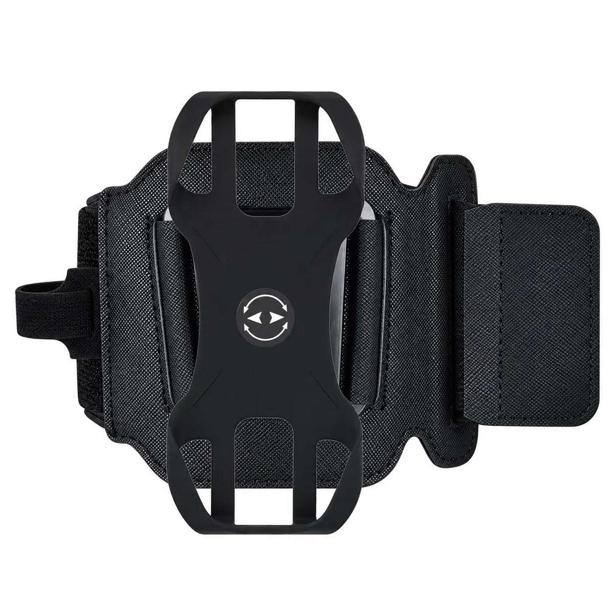 360° Rotatable Armband Phone Holder with Card Pockets for Running, Hiking, Biking & Any Sports