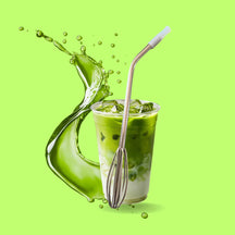 2-in-1 Mix & Sip Steel Straw