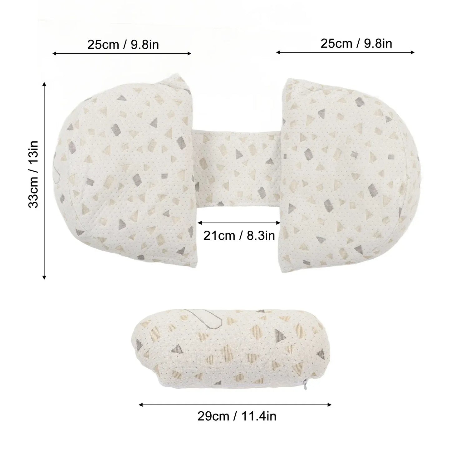 Adjustable Pregnancy Support Pillow for Belly & Back
