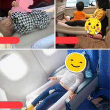 Kids Travel Air Bed with Safety Support