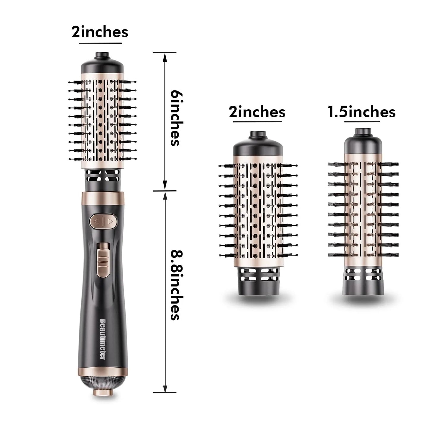 4-in-1 Rotating Hair Styler – Dry, Curl & Straight