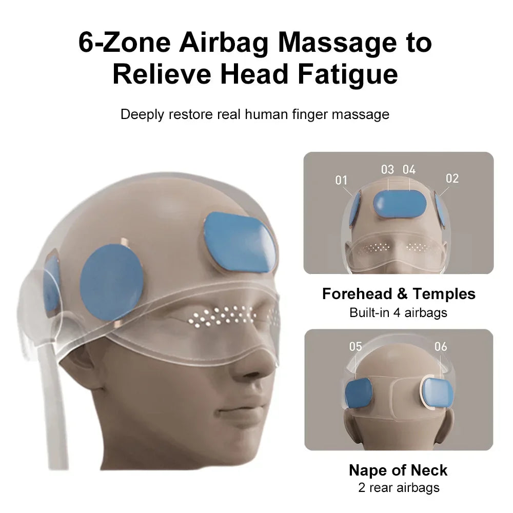 Migraine Head & Scalp Massager with Heat Therapy