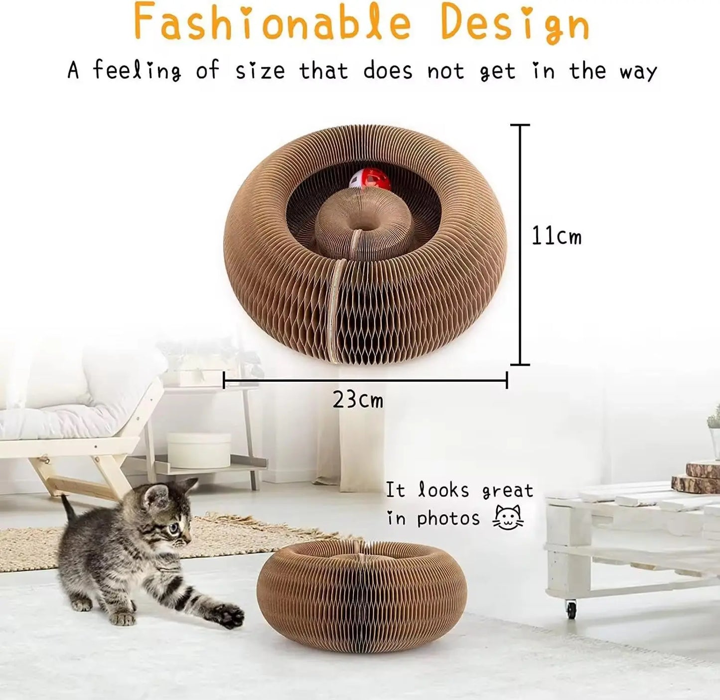 Magic Organ 3-in-1 Cat Scratcher Bed