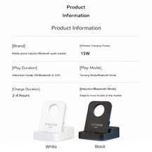 3-in-1 Wireless Induction Speaker Stand