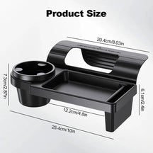 Premium 3-in-1 Car Console Organizer with Cup & Phone Holder