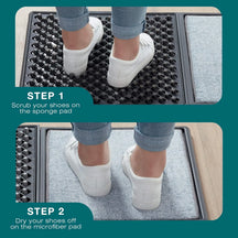 Smart Shoe Cleaning & Sanitizing Entry Door Mat