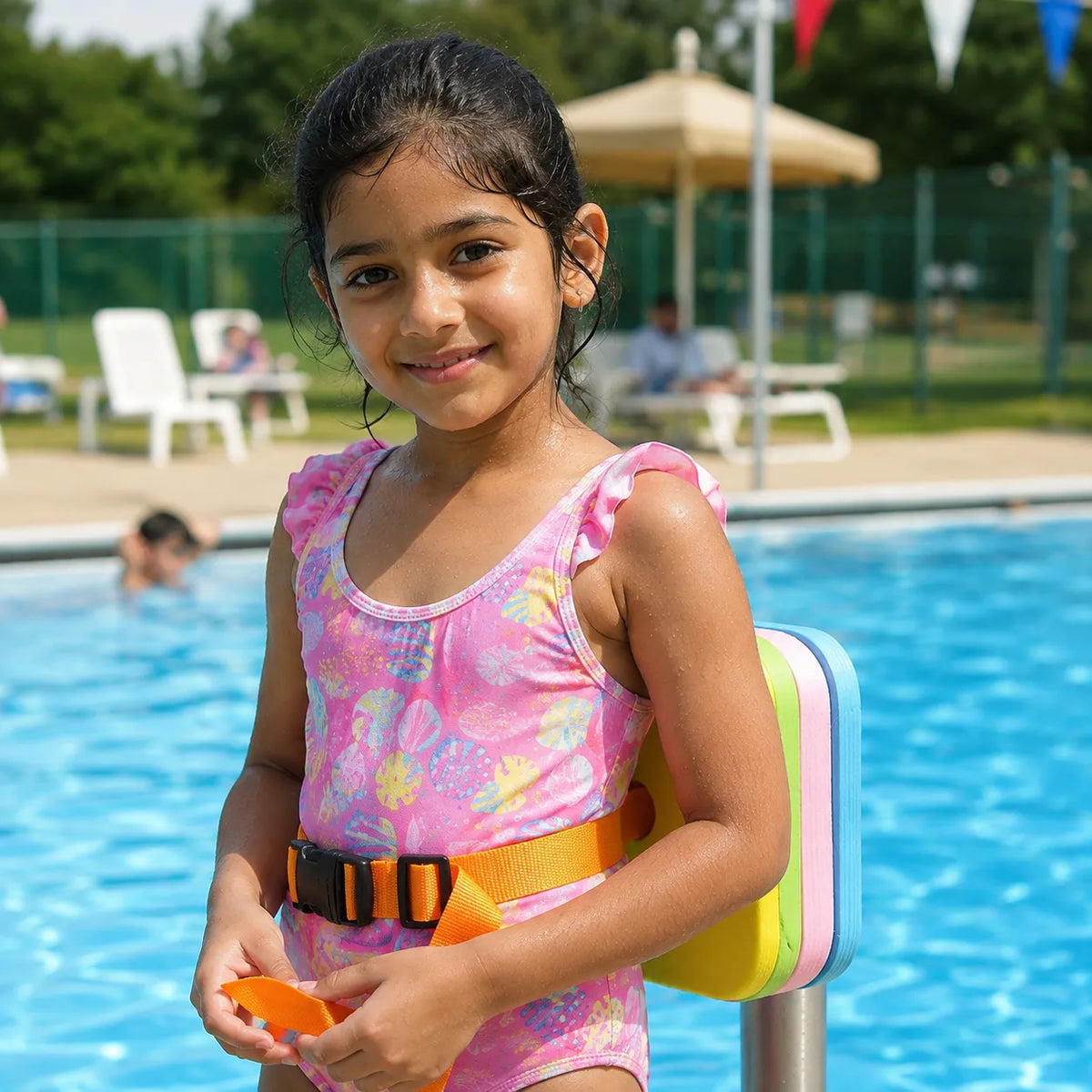 Lightweight Back Float Swim Trainer Belt for Pool and Beach | 3-12 Yrs