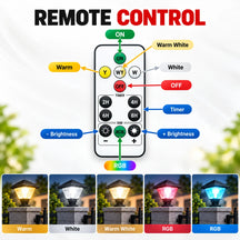Solar Gate Light Wireless Decorative LED for Compound Wall Boundary, Patio, Landscape, Yard Uses, Multicolour