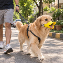 Waterproof Durable Duckbill Dog Muzzle Adjustable Silicone Breathable Anti-Bite Anti-Bark Pet Safety Mouth Cover Guard