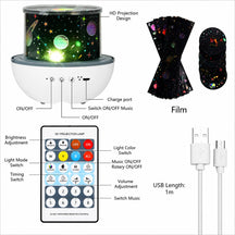 360° Imagination Boosting Projection Lamp for Kids