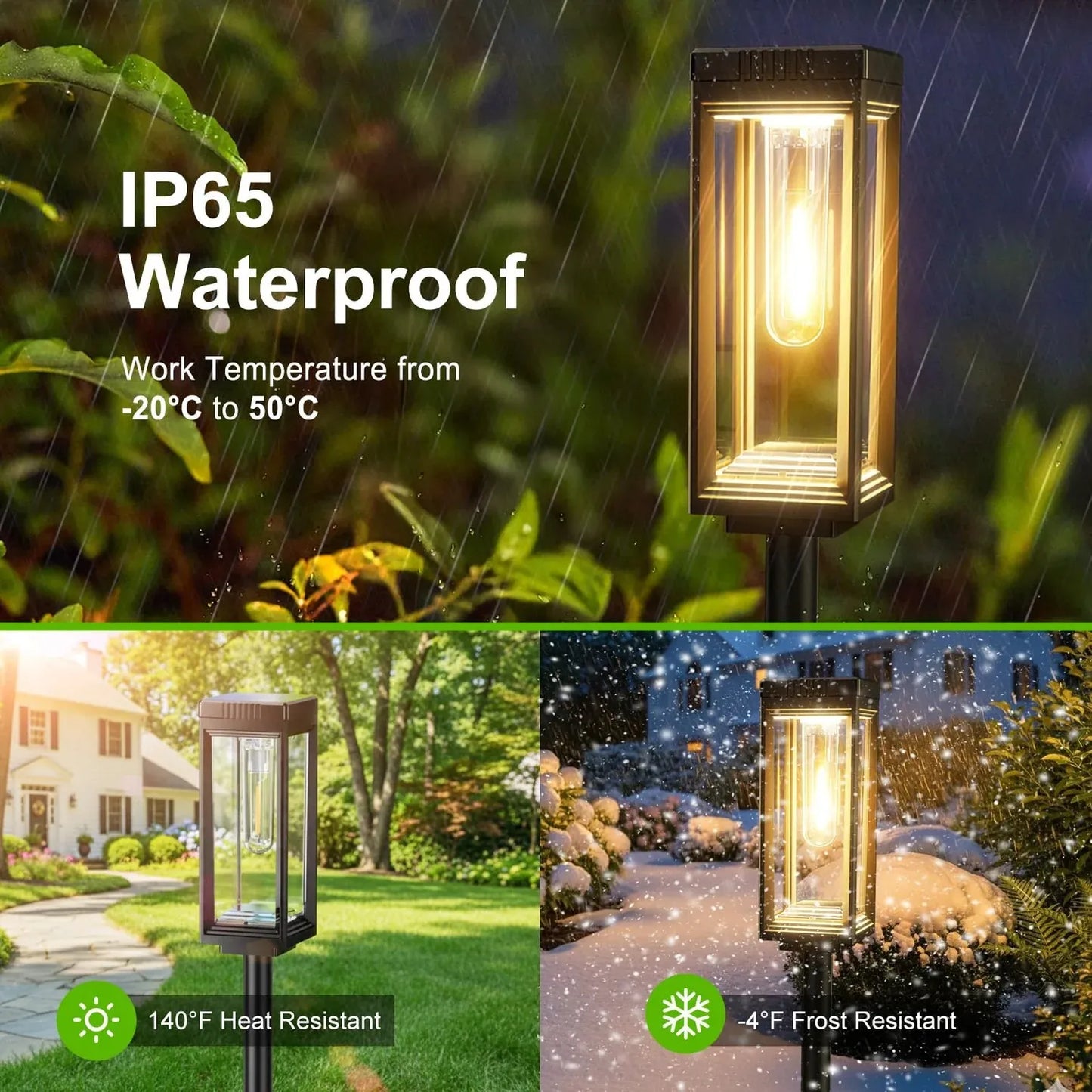 Weatherproof Outdoor Solar Lamps