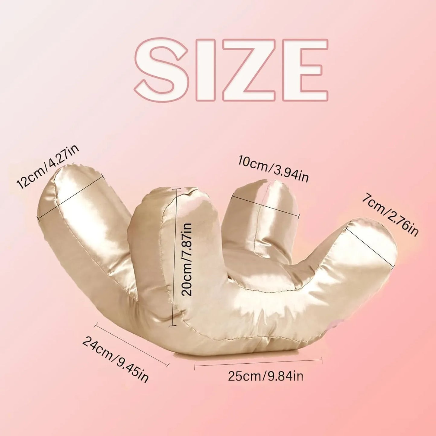 Anti-Wrinkle Ergonomic Beauty Sleep Pillow for Side Sleepers