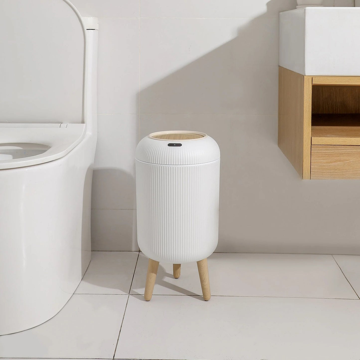Touchless Sensor Smart Trash Bin