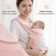 Multi-Position Baby Carrier with Hip Support