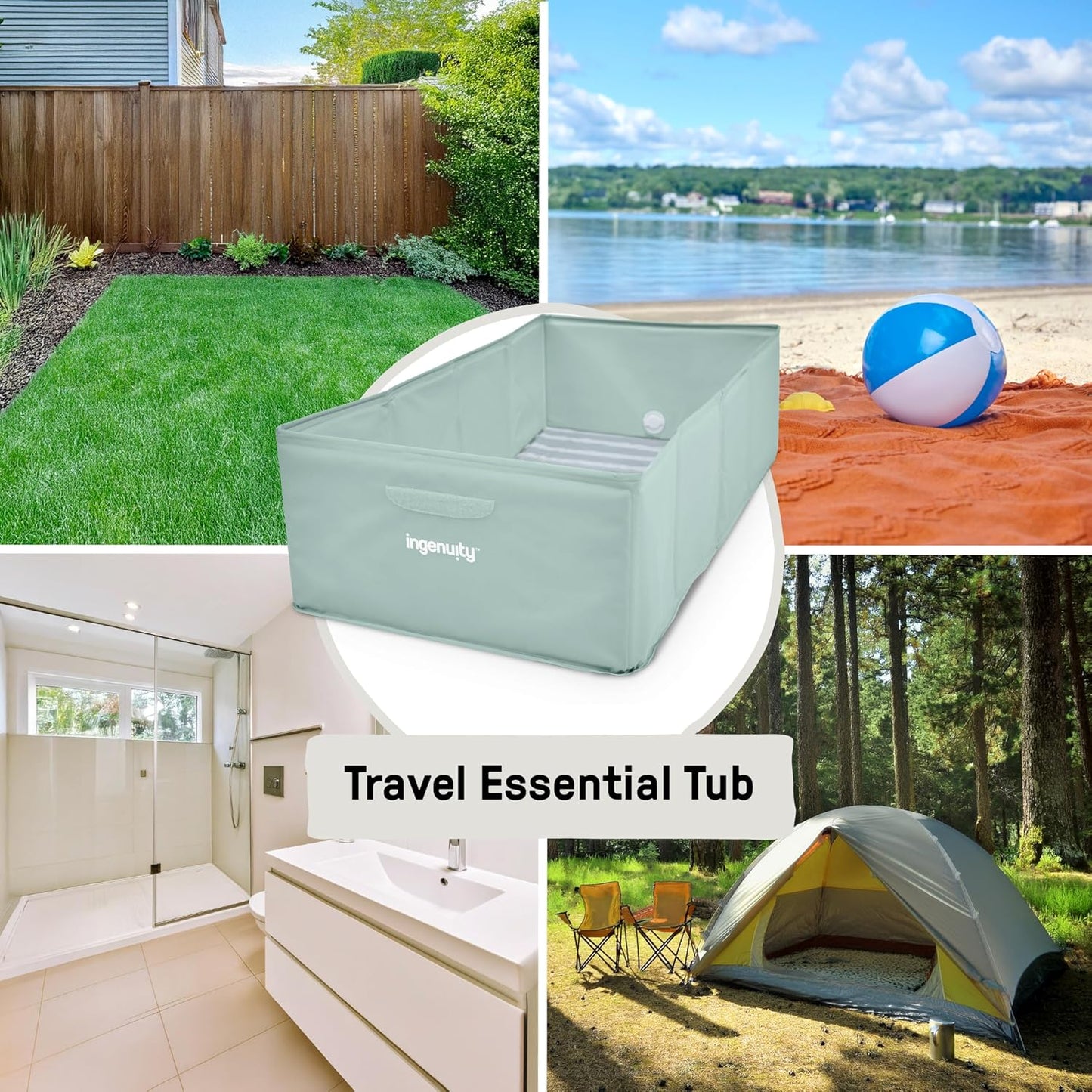 Portable Foldable Baby Bathtub