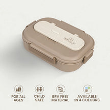 Microwave-Safe Insulated Lunch Box with 5 Compartments Lunchable Food Container with Spoon & Chopsticks
