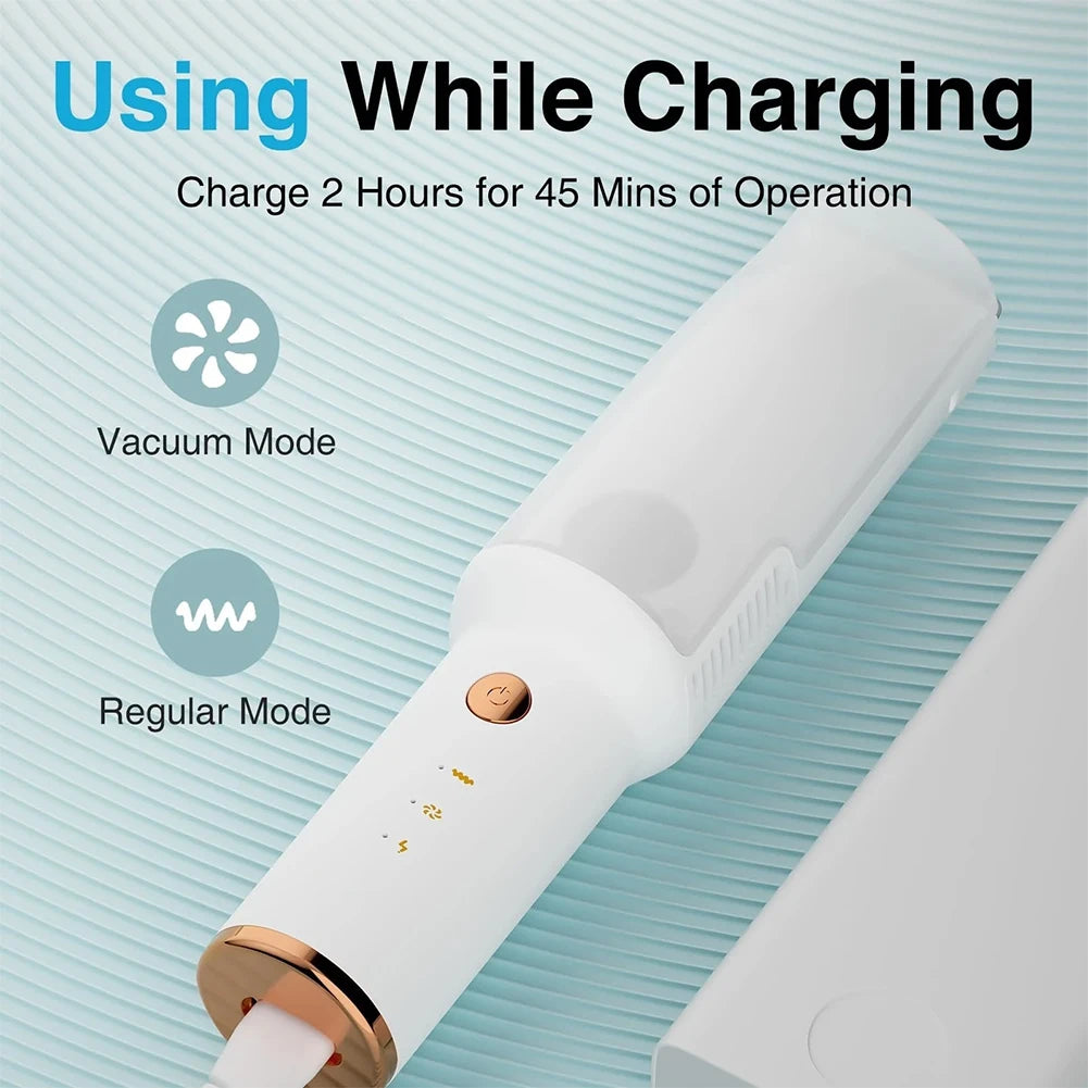 Baby Hair Trimmer with Built-in Vacuum – Quiet, Safe & Mess-Free Haircut